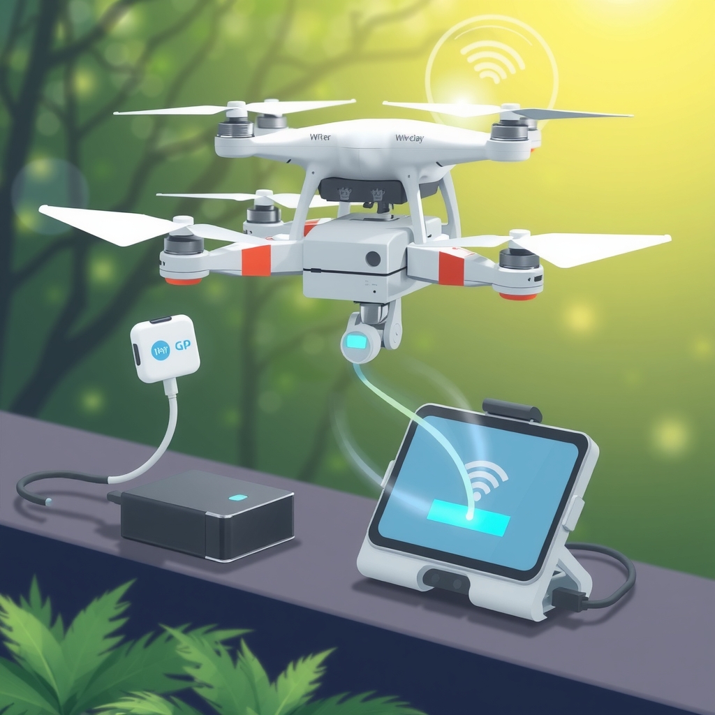 wireless power transfer for iot devices by أداة مجانية لإنشاء الصور بالذكاء الاصطناعي - إنشاء الصور بدون تسجيل الدخول | AIGAZOU