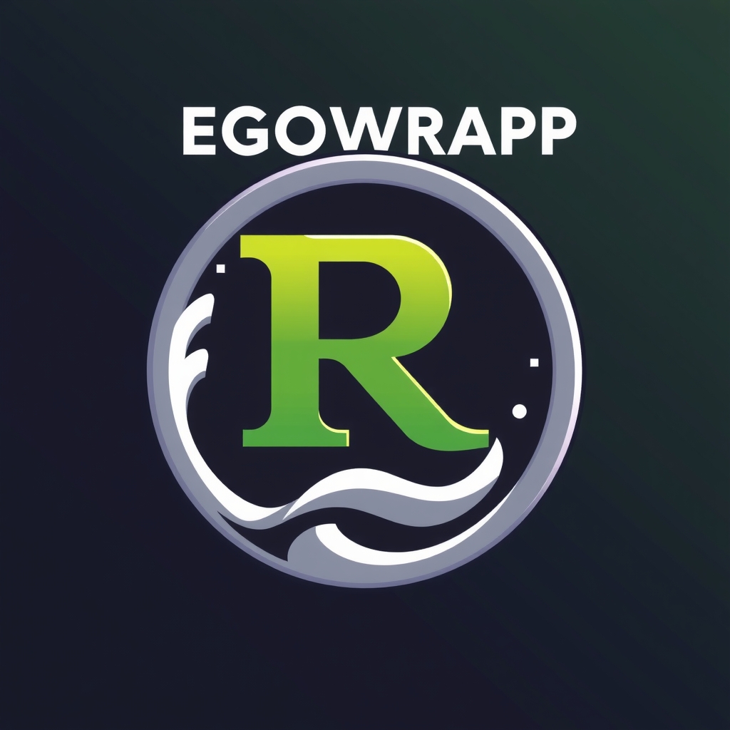 egowrapp and r logo by मुफ्त एआई छवि जनरेटर - बिना लॉगिन के✨ | AIGAZOU