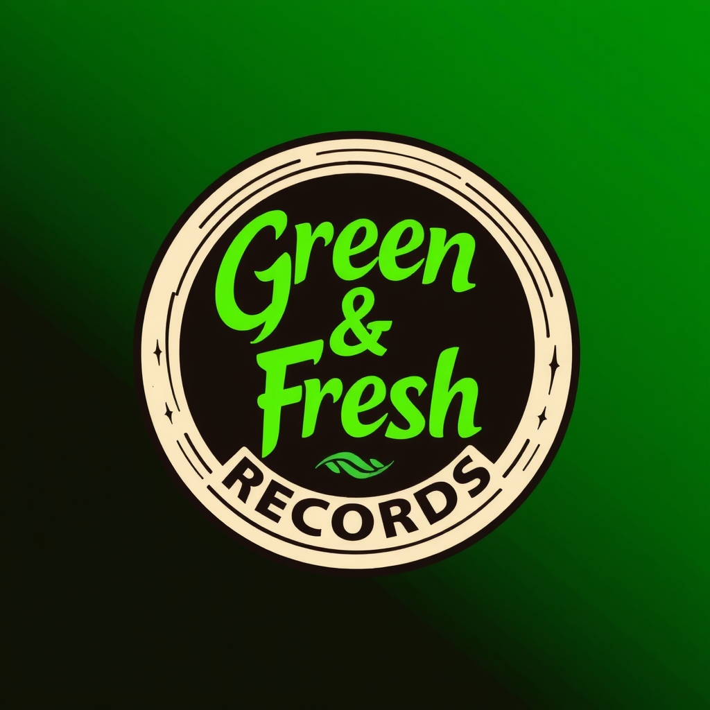 green fresh records reggae music label by मुफ्त एआई छवि जनरेटर - बिना लॉगिन के✨ | AIGAZOU