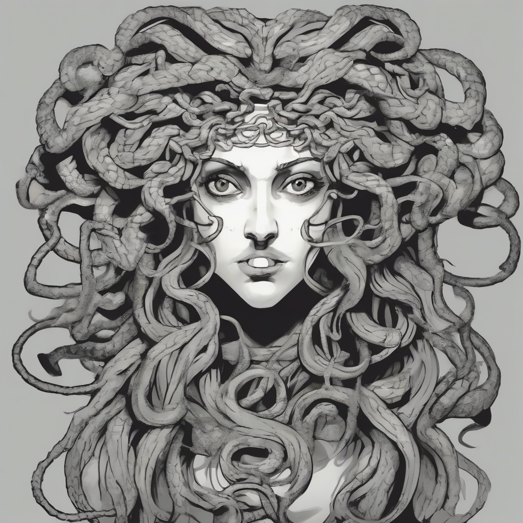 medusa s face drawn small by मुफ्त एआई छवि जनरेटर - बिना लॉगिन के✨ | AIGAZOU