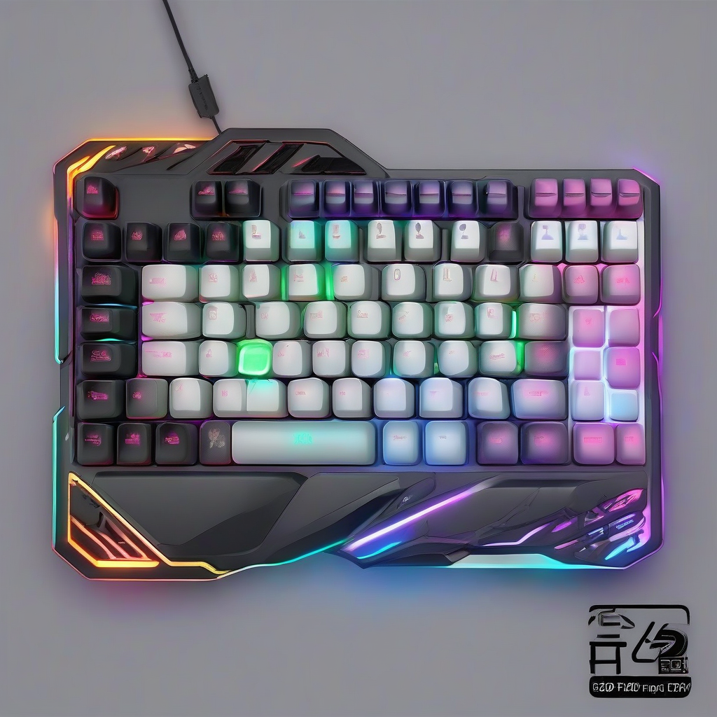 gaming keyboard beautiful by मुफ्त एआई छवि जनरेटर - बिना लॉगिन के✨ | AIGAZOU