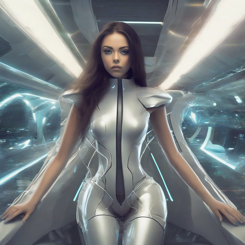 woman futuristic by Générateur d'images par IA gratuit - Aucune connexion nécessaire✨ | AIGAZOU