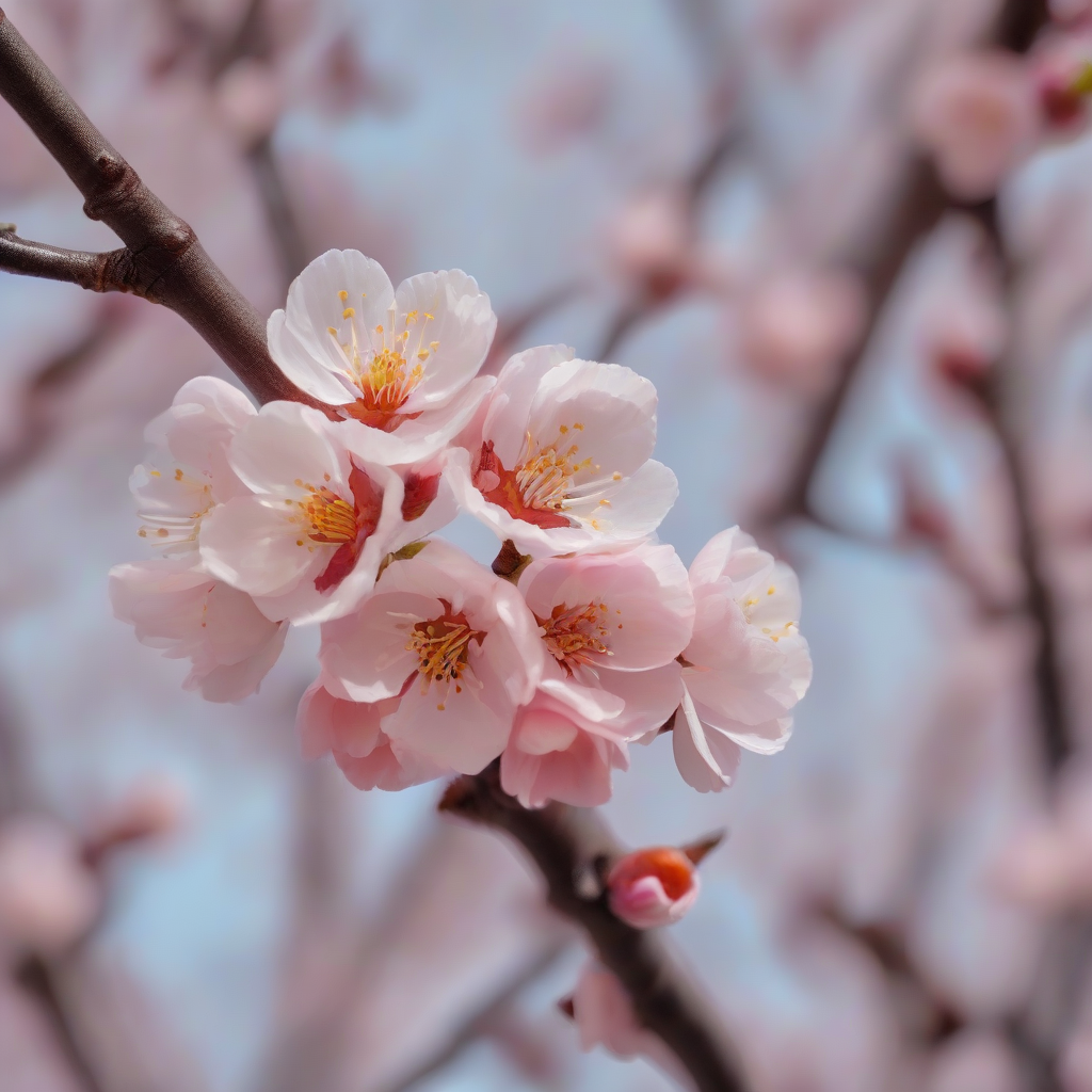 a photo like apricot blossom by मुफ्त एआई छवि जनरेटर - बिना लॉगिन के✨ | AIGAZOU