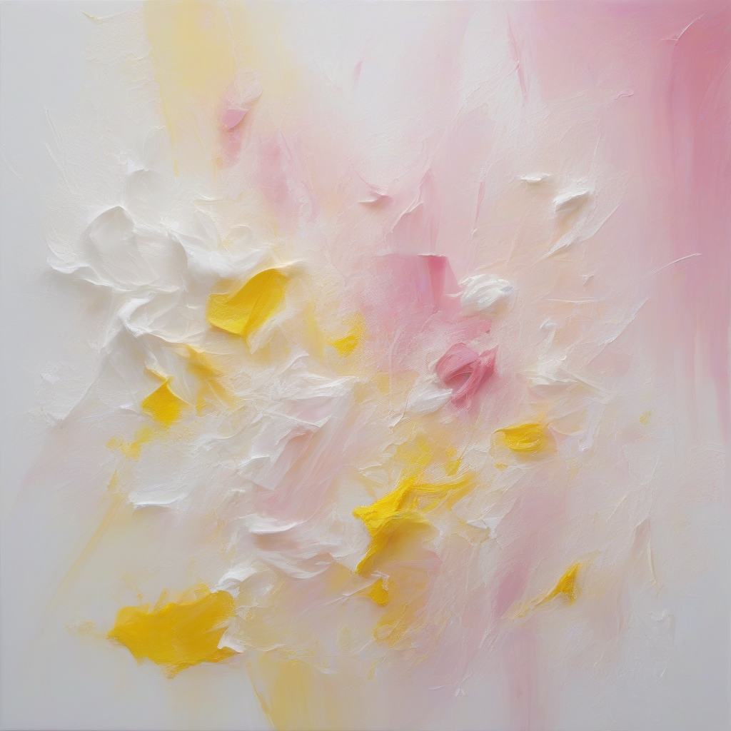 painting white pink yellow abstract soft aromas by Générateur d'images par IA gratuit - Aucune connexion nécessaire✨ | AIGAZOU