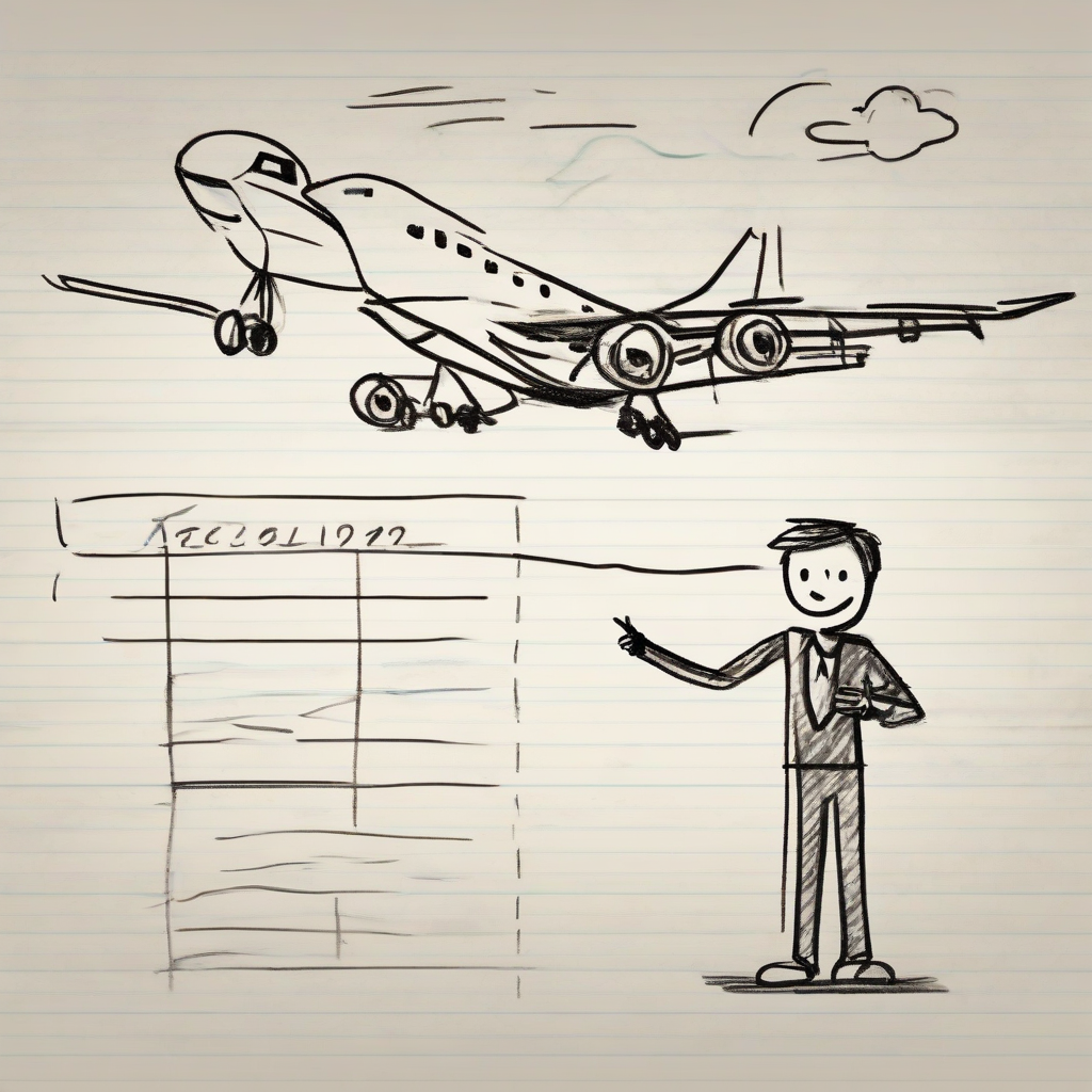 a stick figure next to a plane giving a thumbs up by मुफ्त एआई छवि जनरेटर - बिना लॉगिन के✨ | AIGAZOU