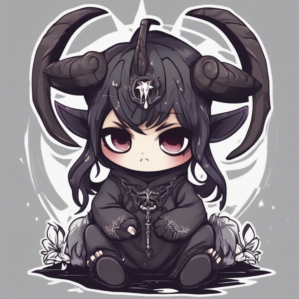 baphomet cute chibi by मुफ्त एआई छवि जनरेटर - बिना लॉगिन के✨ | AIGAZOU