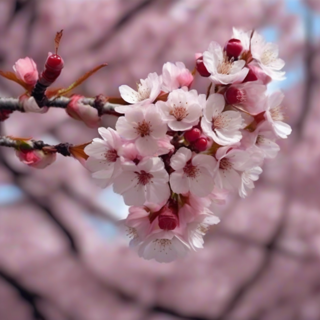 realistic cherry blossom by मुफ्त एआई छवि जनरेटर - बिना लॉगिन के✨ | AIGAZOU