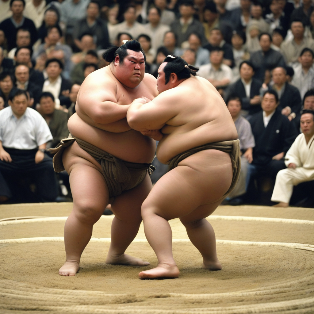 japan sumo association sumo tournament by Free AI Image Generator & Maker - No login required✨ | AIGAZOU