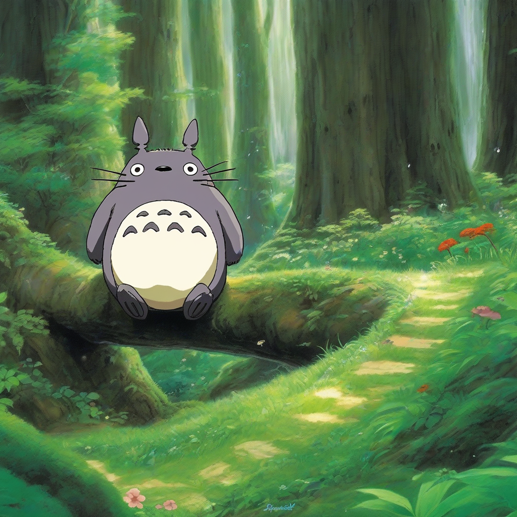 my neighbor totoro by मुफ्त एआई छवि जनरेटर - बिना लॉगिन के✨ | AIGAZOU