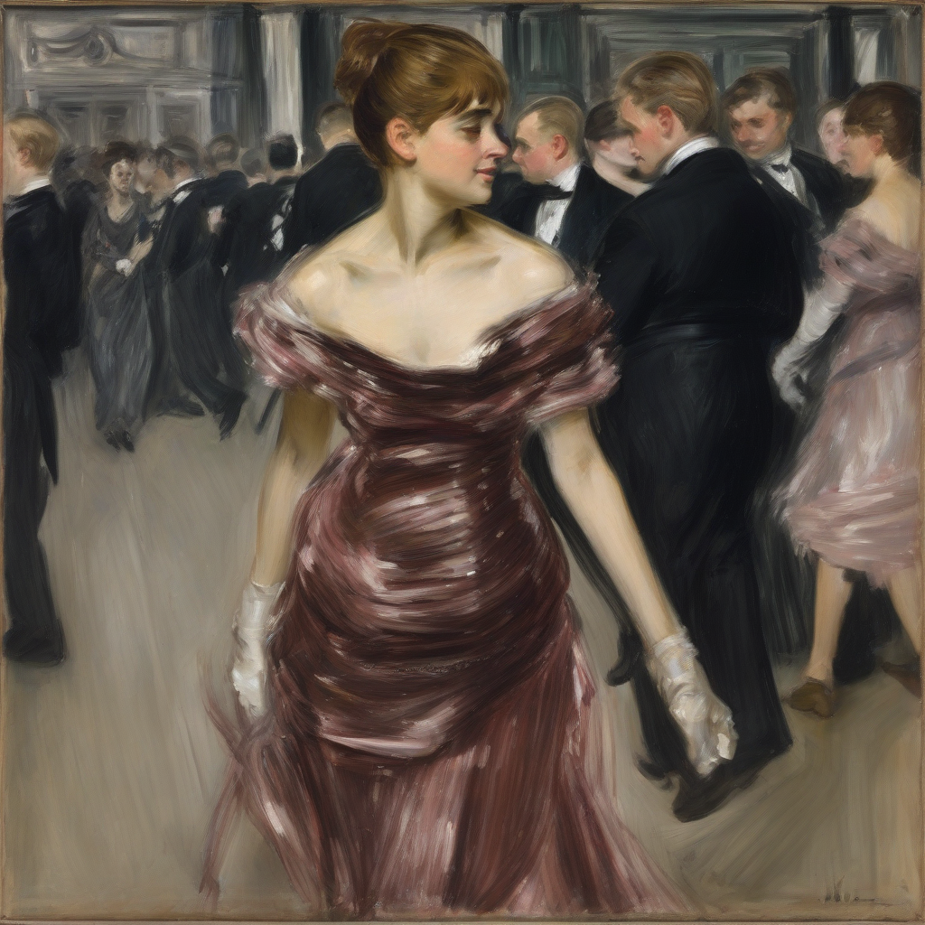 young lady after new years ball 1916 by Générateur d'images par IA gratuit - Aucune connexion nécessaire✨ | AIGAZOU