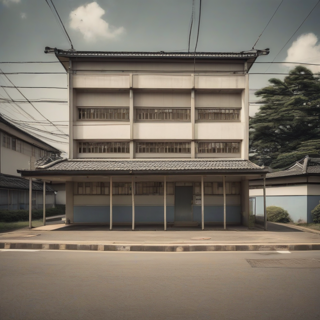 a photographic style edo like police station empty by मुफ्त एआई छवि जनरेटर - बिना लॉगिन के✨ | AIGAZOU