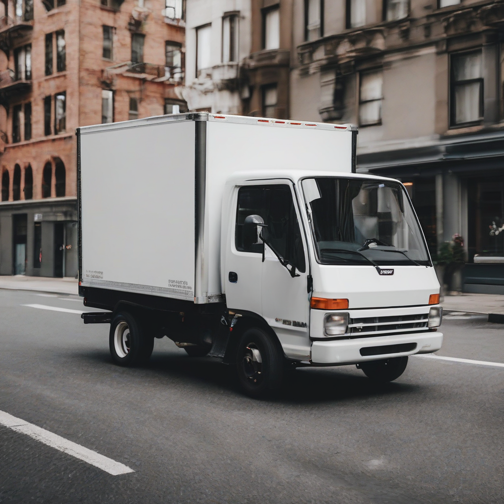 small delivery truck image by Générateur d'images par IA gratuit - Aucune connexion nécessaire✨ | AIGAZOU