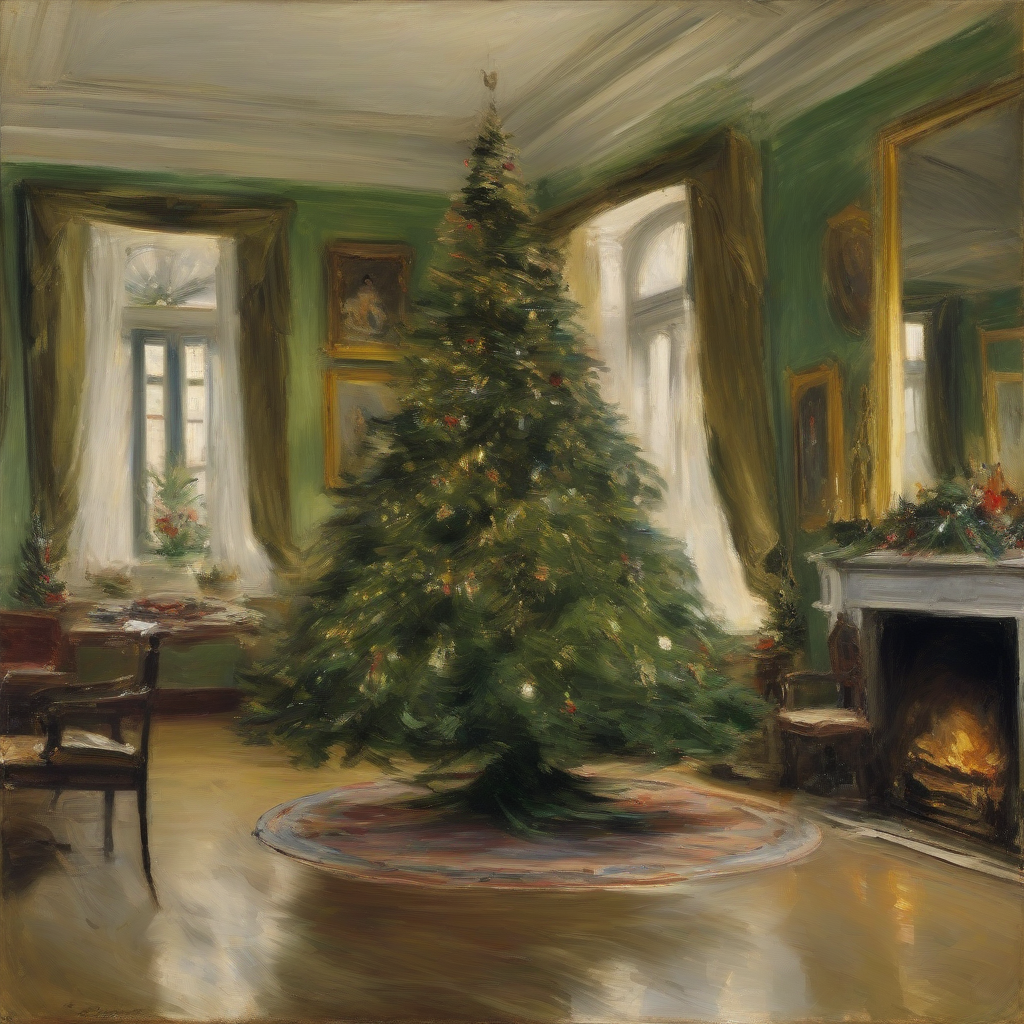 max liebermann christmas tree 1915 by मुफ्त एआई छवि जनरेटर - बिना लॉगिन के✨ | AIGAZOU