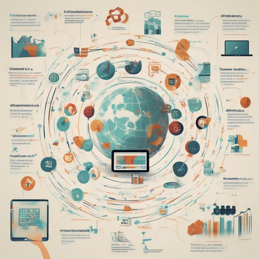 elements of the digital economy by मुफ्त एआई छवि जनरेटर - बिना लॉगिन के✨ | AIGAZOU