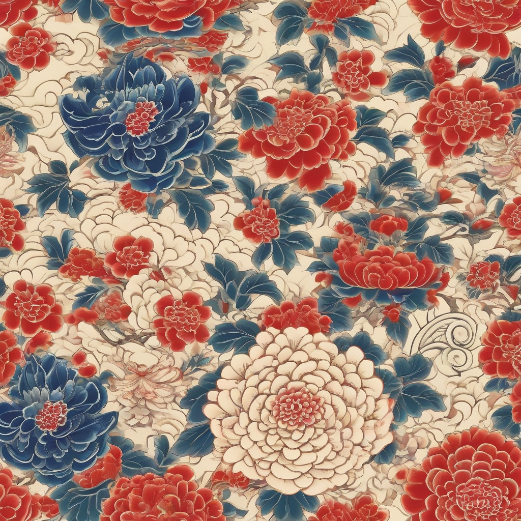 chinese traditional floral patterns by Générateur d'images par IA gratuit - Aucune connexion nécessaire✨ | AIGAZOU