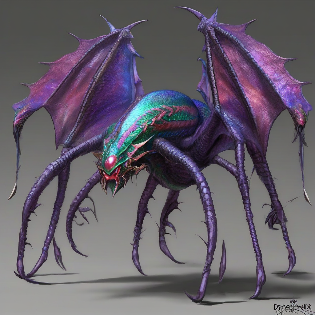 a spider dragon hybrid with intimidating features by मुफ्त एआई छवि जनरेटर - बिना लॉगिन के✨ | AIGAZOU