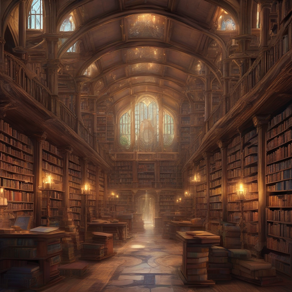 top library in fantasy world by मुफ्त एआई छवि जनरेटर - बिना लॉगिन के✨ | AIGAZOU