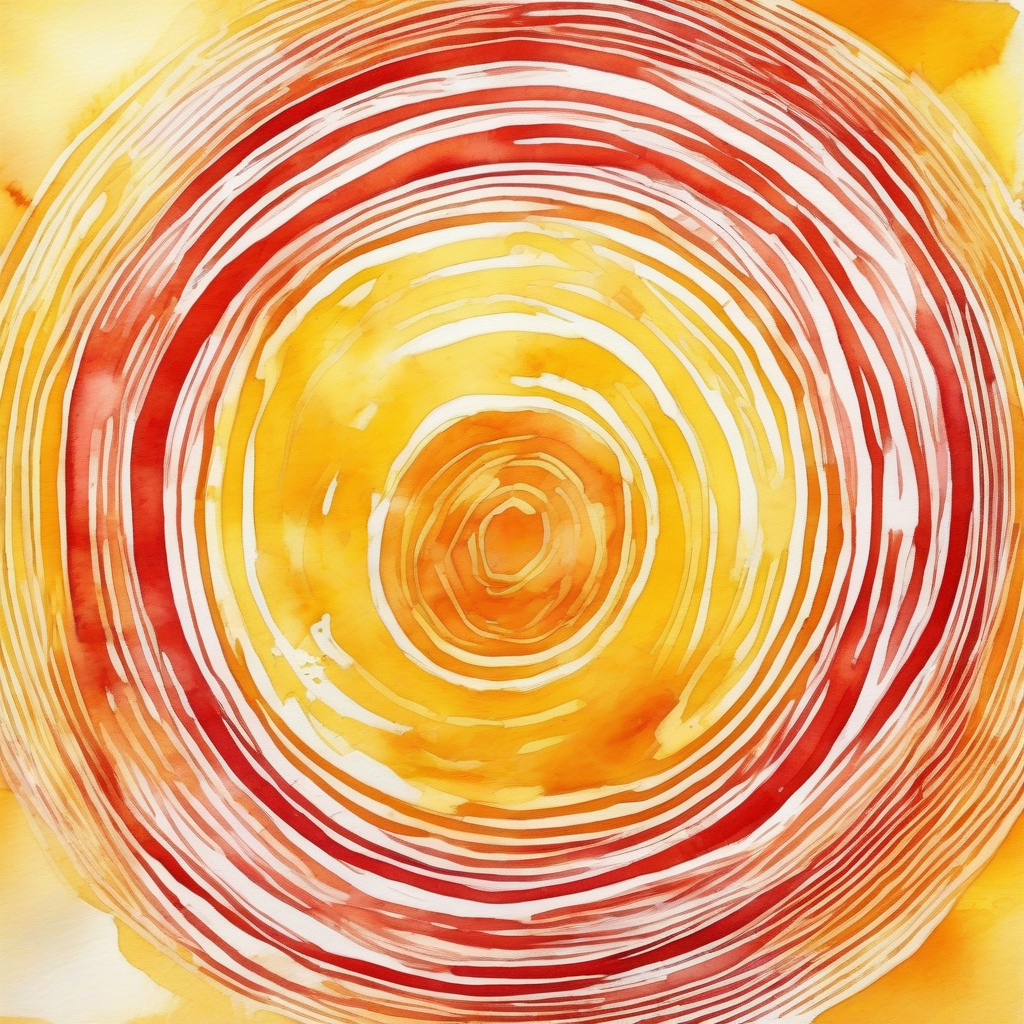 yellow shining round ball abstract watercolors by मुफ्त एआई छवि जनरेटर - बिना लॉगिन के✨ | AIGAZOU