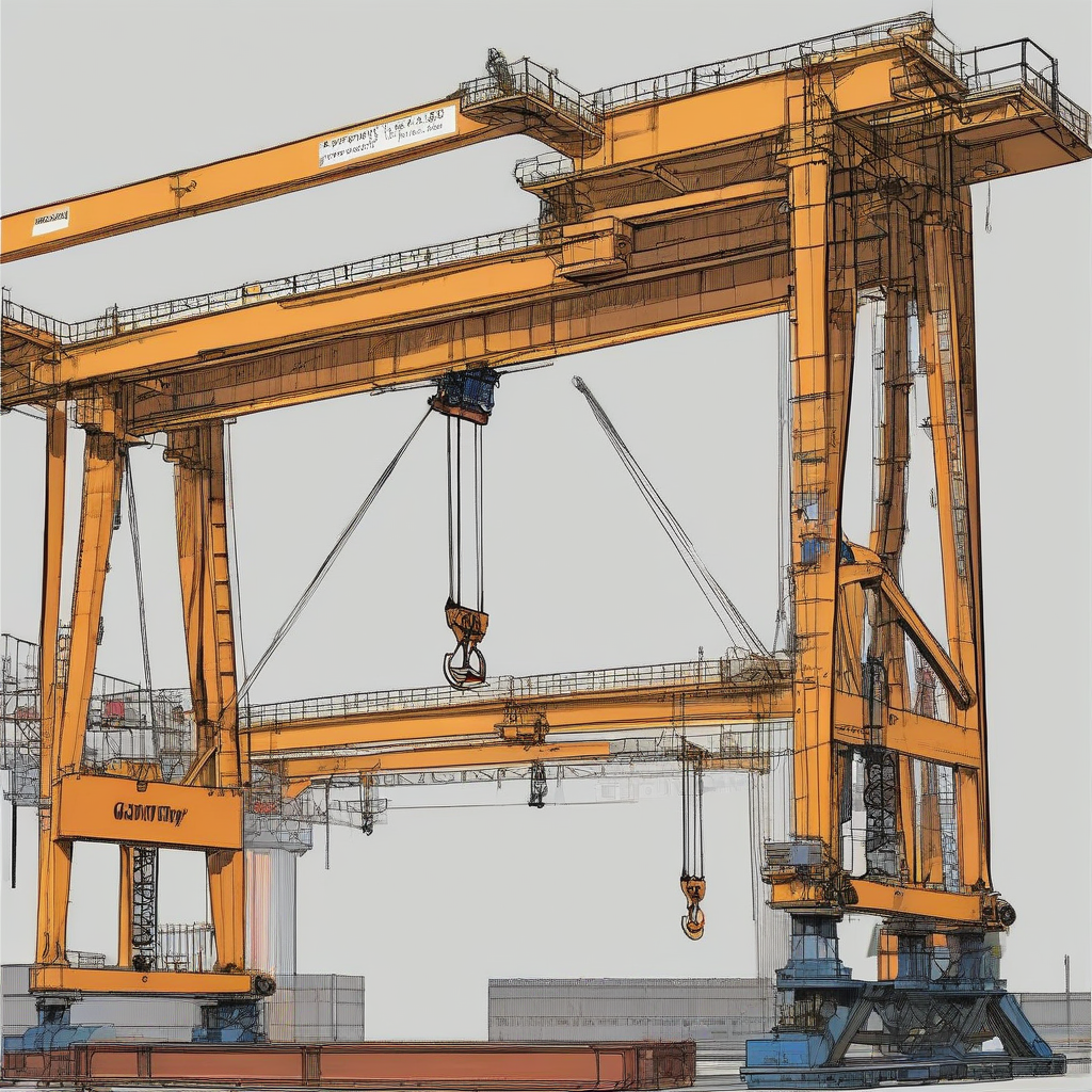 generating a gantry crane operation diagram by मुफ्त एआई छवि जनरेटर - बिना लॉगिन के✨ | AIGAZOU