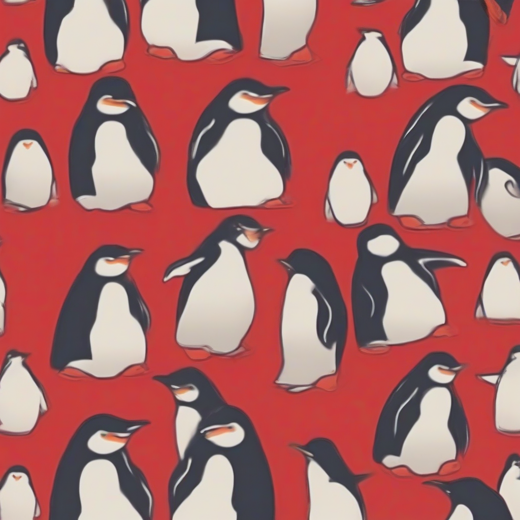 red temperature little penguin by मुफ्त एआई छवि जनरेटर - बिना लॉगिन के✨ | AIGAZOU