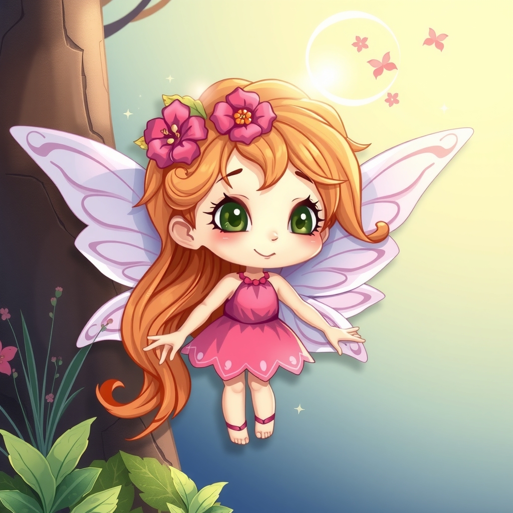 fun colorful illustration of a fairy child by मुफ्त एआई छवि जनरेटर - बिना लॉगिन के✨ | AIGAZOU