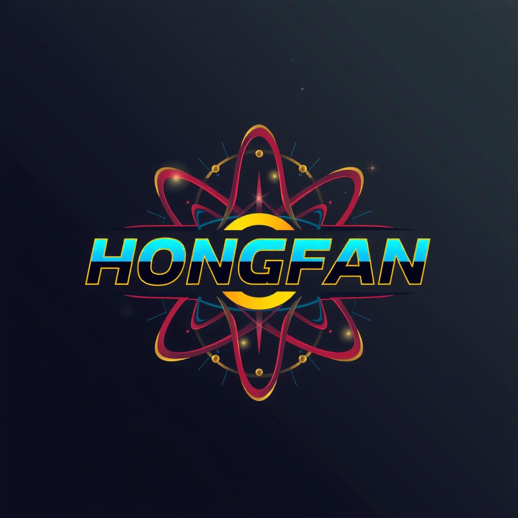 hongfan logo design tech atomic energy by मुफ्त एआई छवि जनरेटर - बिना लॉगिन के✨ | AIGAZOU