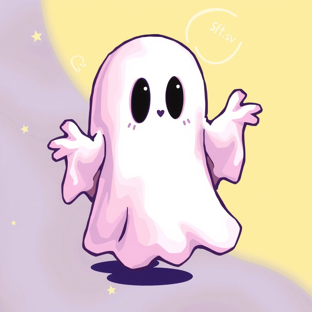 fun colorful illustration ghost no text by मुफ्त एआई छवि जनरेटर - बिना लॉगिन के✨ | AIGAZOU