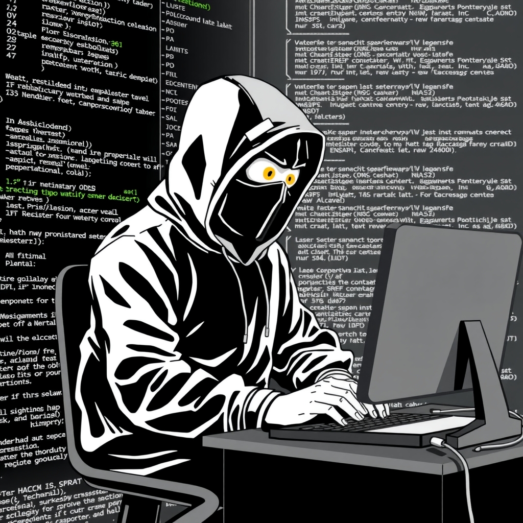 a cyber hacker by Générateur d'images par IA gratuit - Aucune connexion nécessaire✨ | AIGAZOU