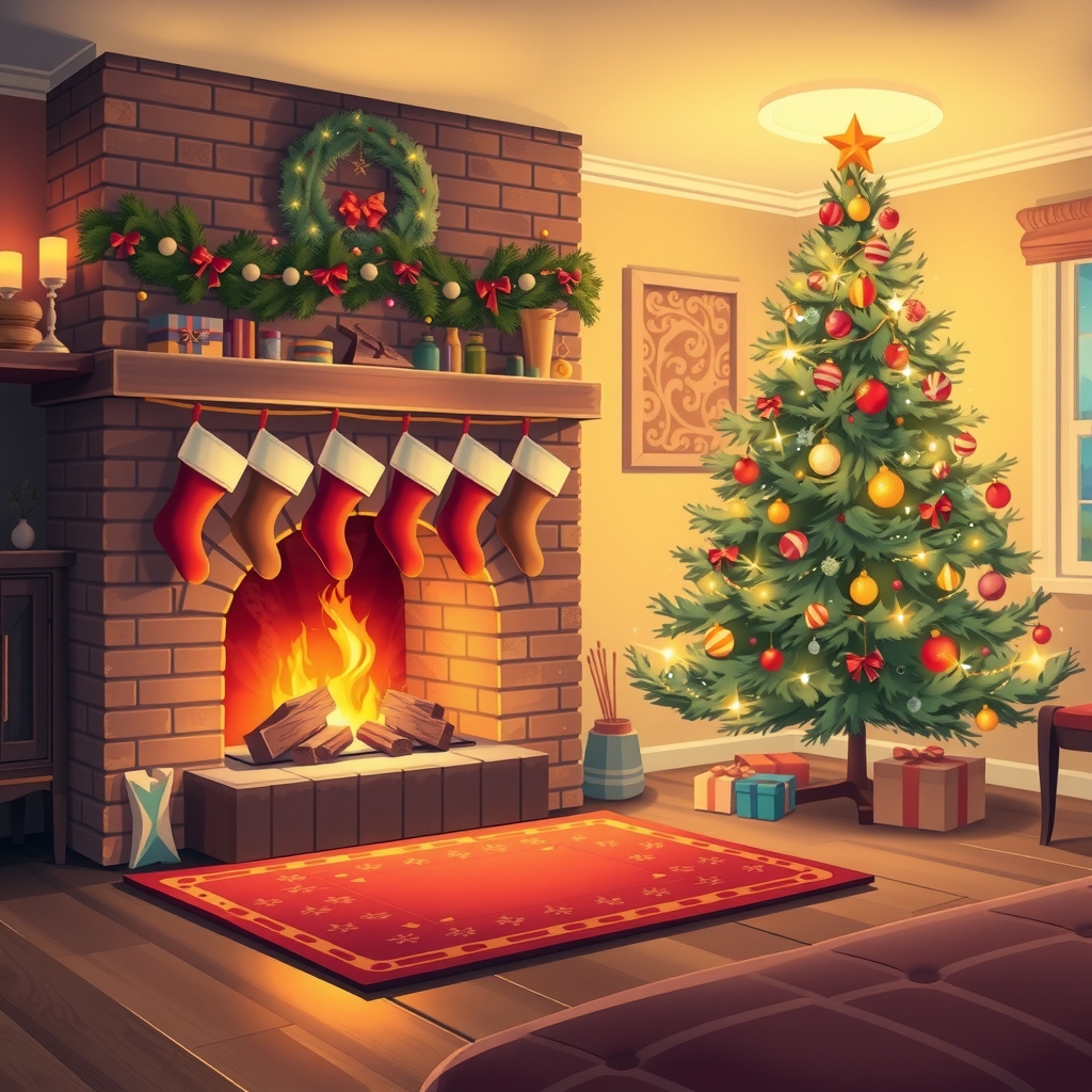 generate a christmas theme background by मुफ्त एआई छवि जनरेटर - बिना लॉगिन के✨ | AIGAZOU