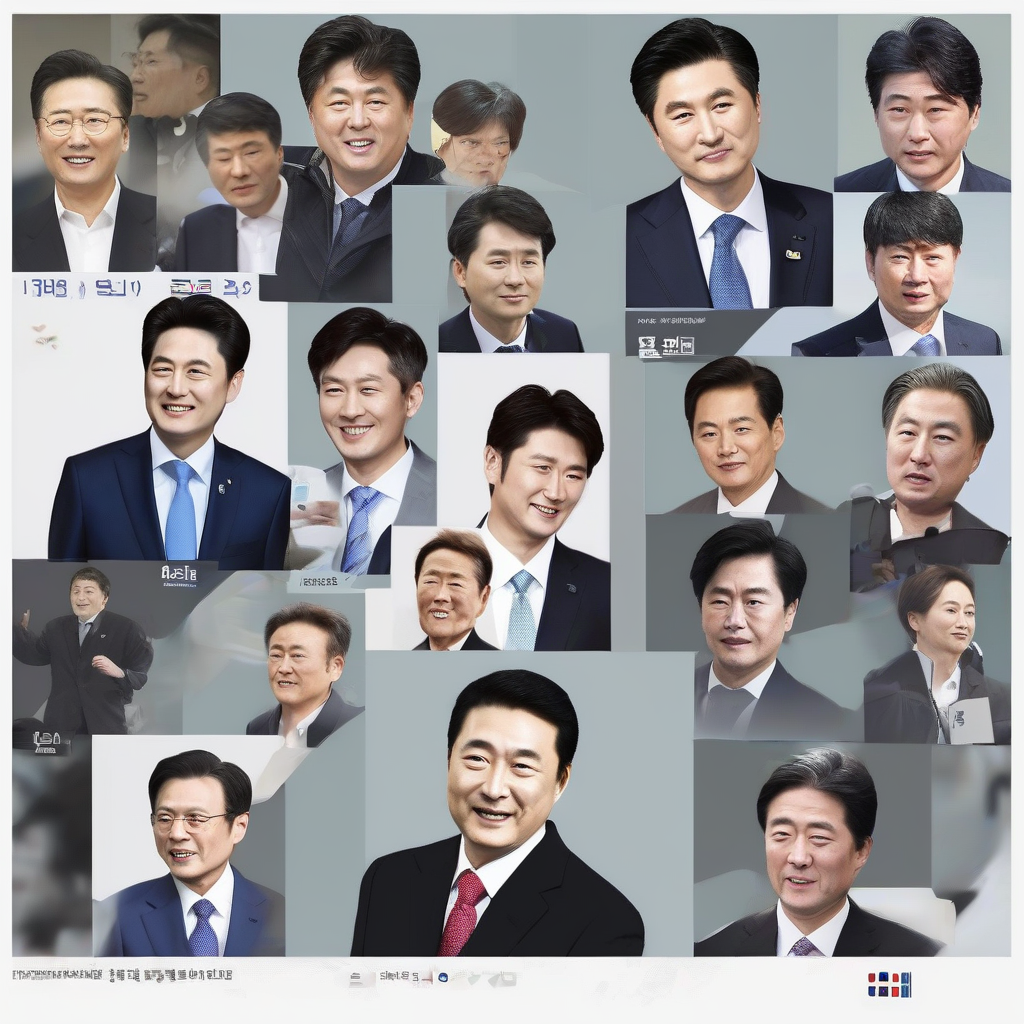 next south korean president male face by 免费AI图像生成工具 | AIGAZOU