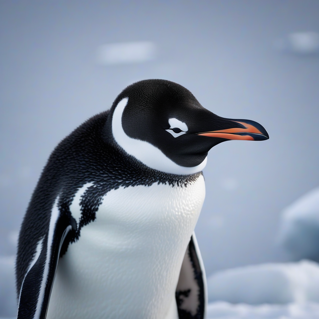 angry penguin in antarctica by मुफ्त एआई छवि जनरेटर - बिना लॉगिन के✨ | AIGAZOU