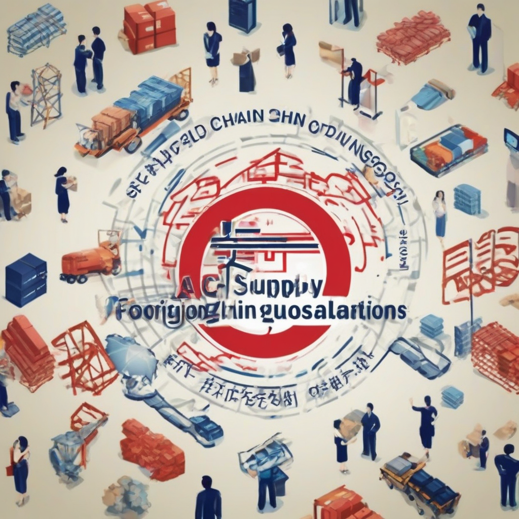 supply chain and globalization logo by मुफ्त एआई छवि जनरेटर - बिना लॉगिन के✨ | AIGAZOU