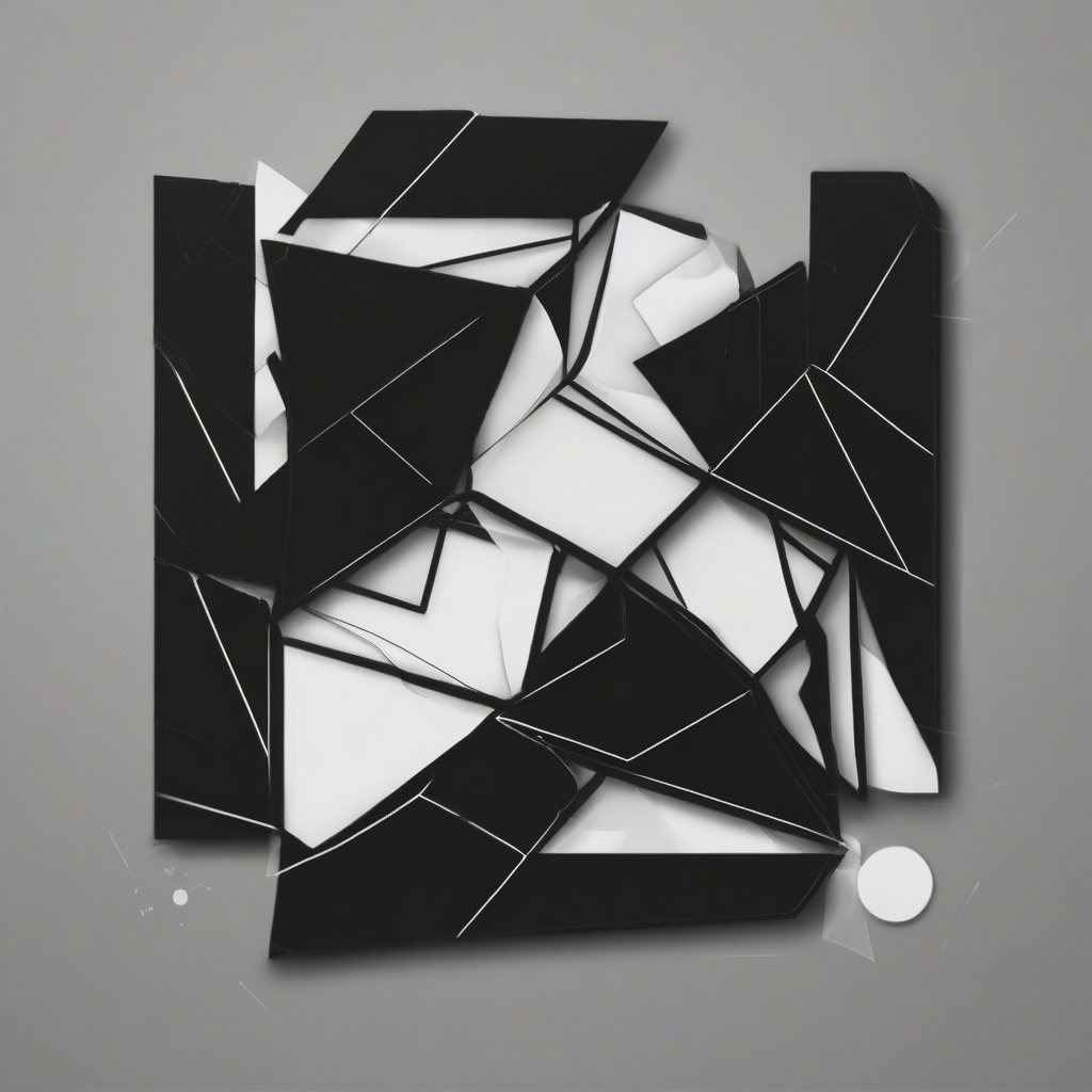 black cool background with interwoven geometric shapes by Générateur d'images par IA gratuit - Aucune connexion nécessaire✨ | AIGAZOU