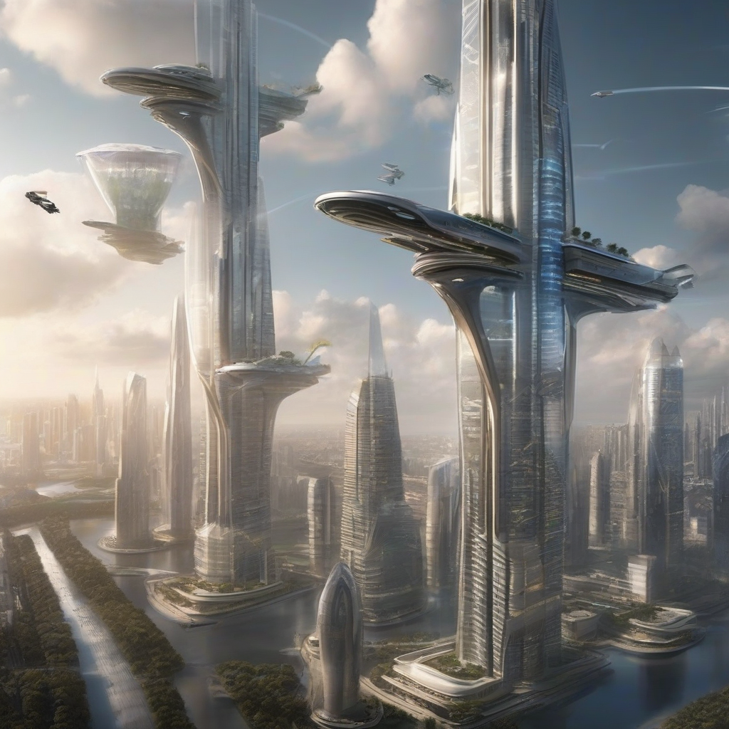 future city cars fly people use flying devices by Générateur d'images par IA gratuit - Aucune connexion nécessaire✨ | AIGAZOU