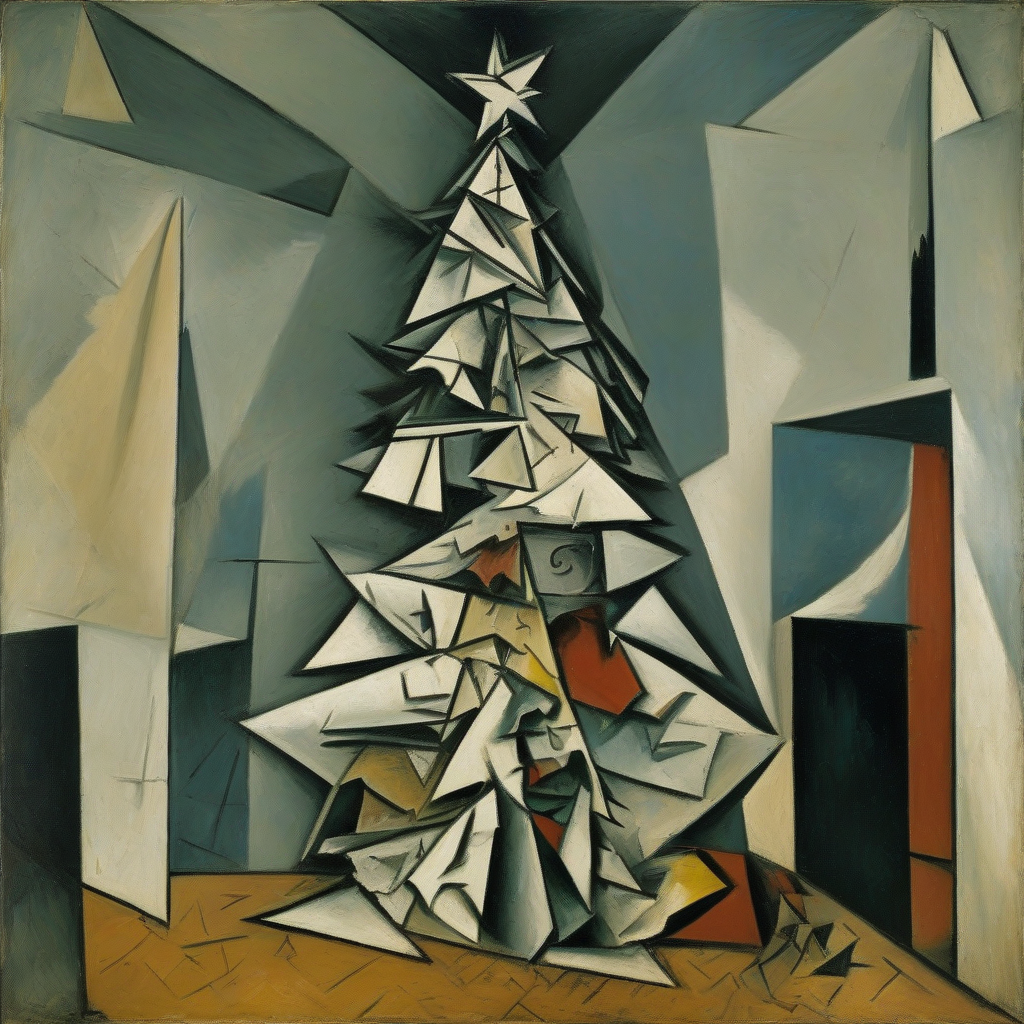 picasso destroyed christmas tree 1930 by मुफ्त एआई छवि जनरेटर - बिना लॉगिन के✨ | AIGAZOU