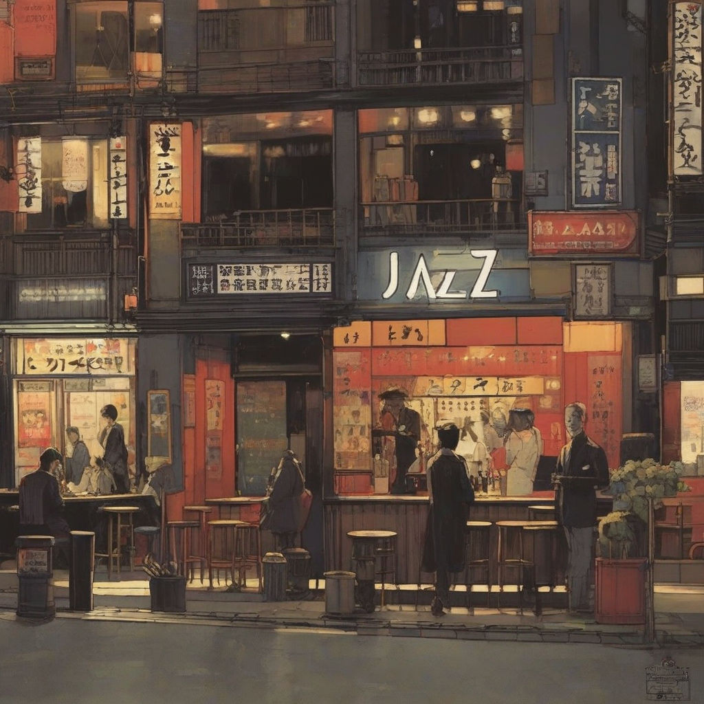 japanese jazz bar by मुफ्त एआई छवि जनरेटर - बिना लॉगिन के✨ | AIGAZOU