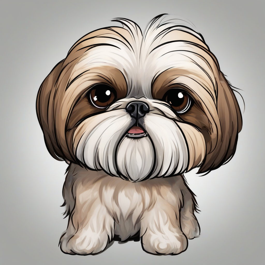 angry eyed shih tzu portrait by मुफ्त एआई छवि जनरेटर - बिना लॉगिन के✨ | AIGAZOU