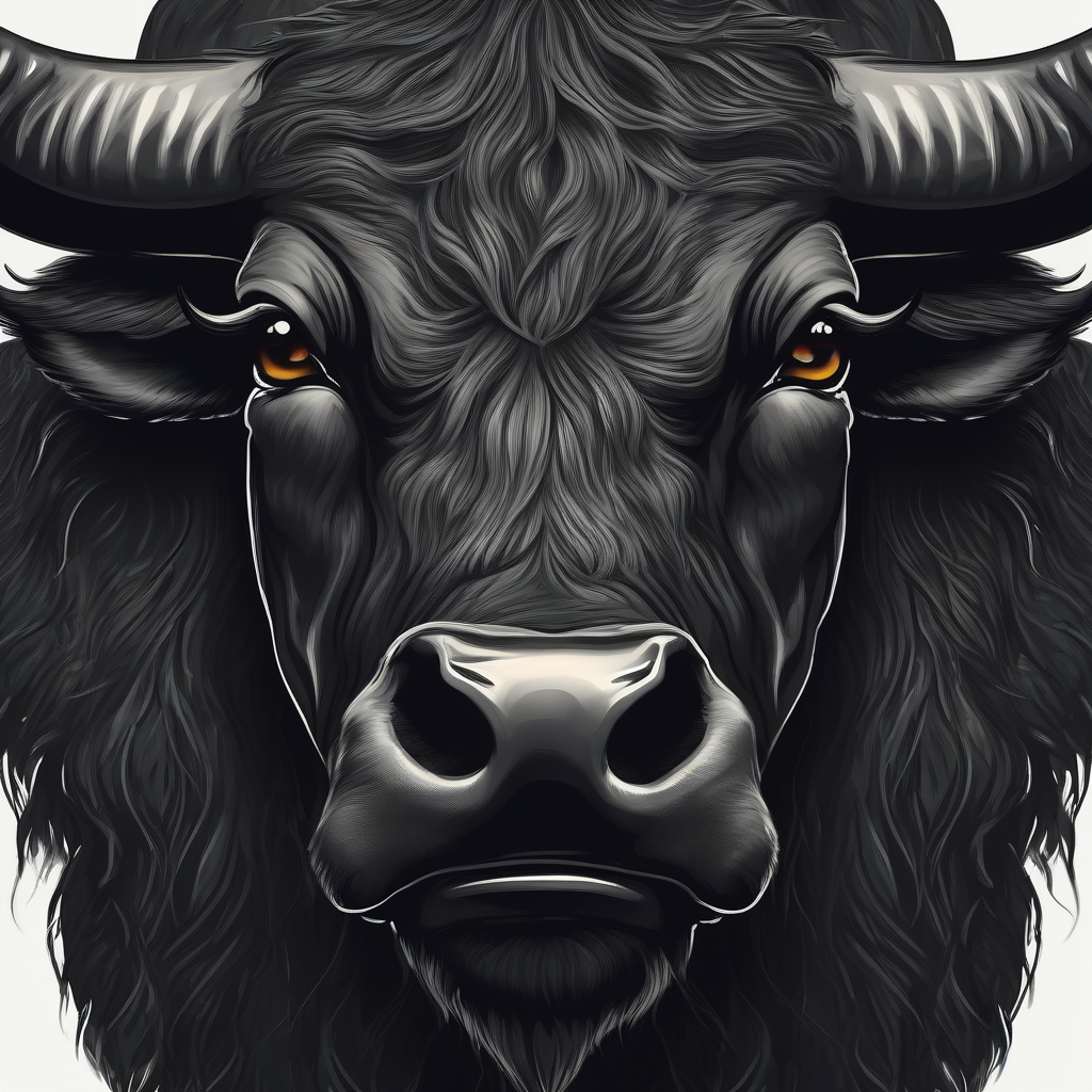 intense black bull realistic image by Générateur d'images par IA gratuit - Aucune connexion nécessaire✨ | AIGAZOU