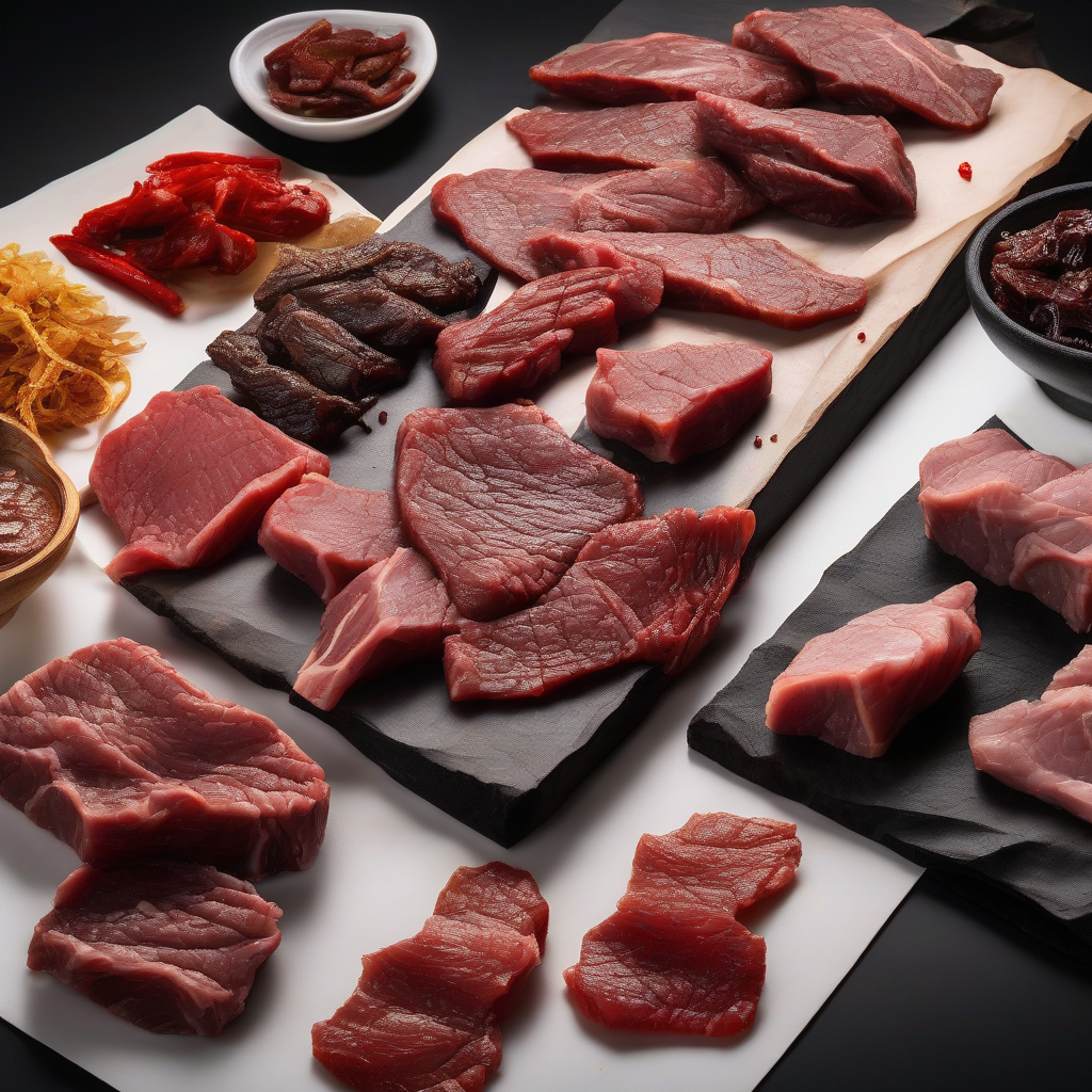 premium wild yak beef products showcased by Générateur d'images par IA gratuit - Aucune connexion nécessaire✨ | AIGAZOU