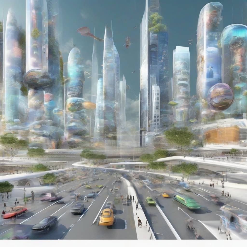 future city concept ai generated art by मुफ्त एआई छवि जनरेटर - बिना लॉगिन के✨ | AIGAZOU