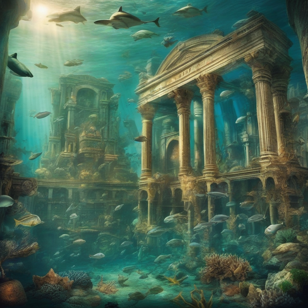 photo from year 1000 atlantis underwater by मुफ्त एआई छवि जनरेटर - बिना लॉगिन के✨ | AIGAZOU