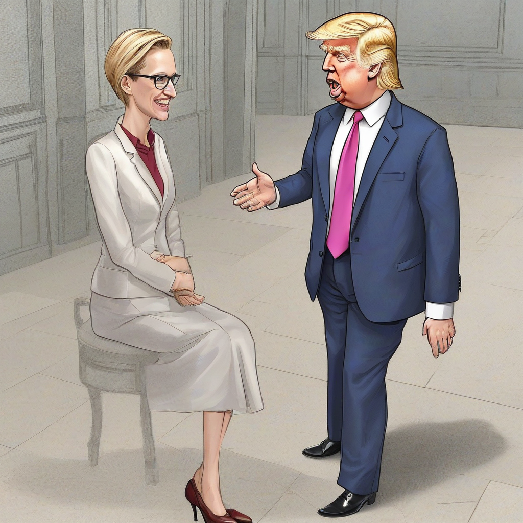 trump gratuliert alice weidel by मुफ्त एआई छवि जनरेटर - बिना लॉगिन के✨ | AIGAZOU