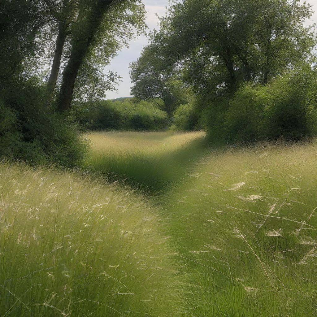 distant fragrant wild grass extends to the ancient post road by मुफ्त एआई छवि जनरेटर - बिना लॉगिन के✨ | AIGAZOU