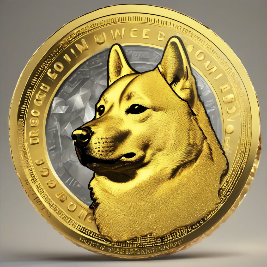 golden dogecoin by मुफ्त एआई छवि जनरेटर - बिना लॉगिन के✨ | AIGAZOU