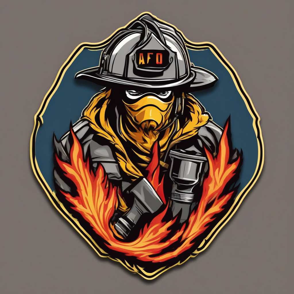 logo firefighter with haligan tool by मुफ्त एआई छवि जनरेटर - बिना लॉगिन के✨ | AIGAZOU