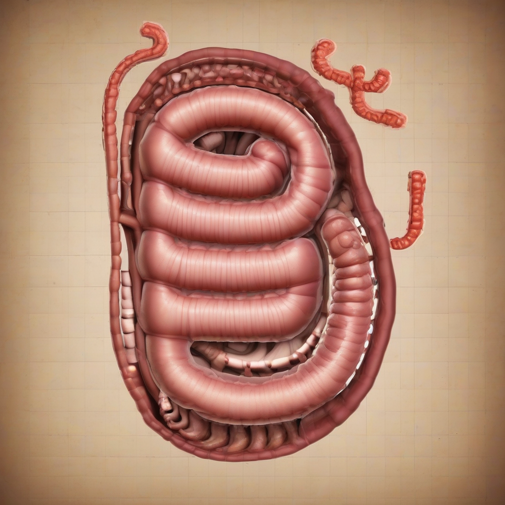 create a photo of the intestine by मुफ्त एआई छवि जनरेटर - बिना लॉगिन के✨ | AIGAZOU