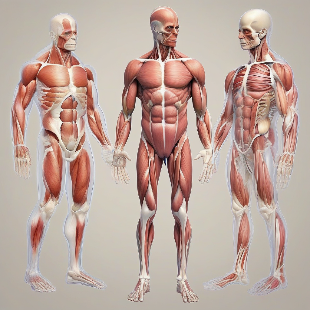 clear colored defined human muscle system image by मुफ्त एआई छवि जनरेटर - बिना लॉगिन के✨ | AIGAZOU