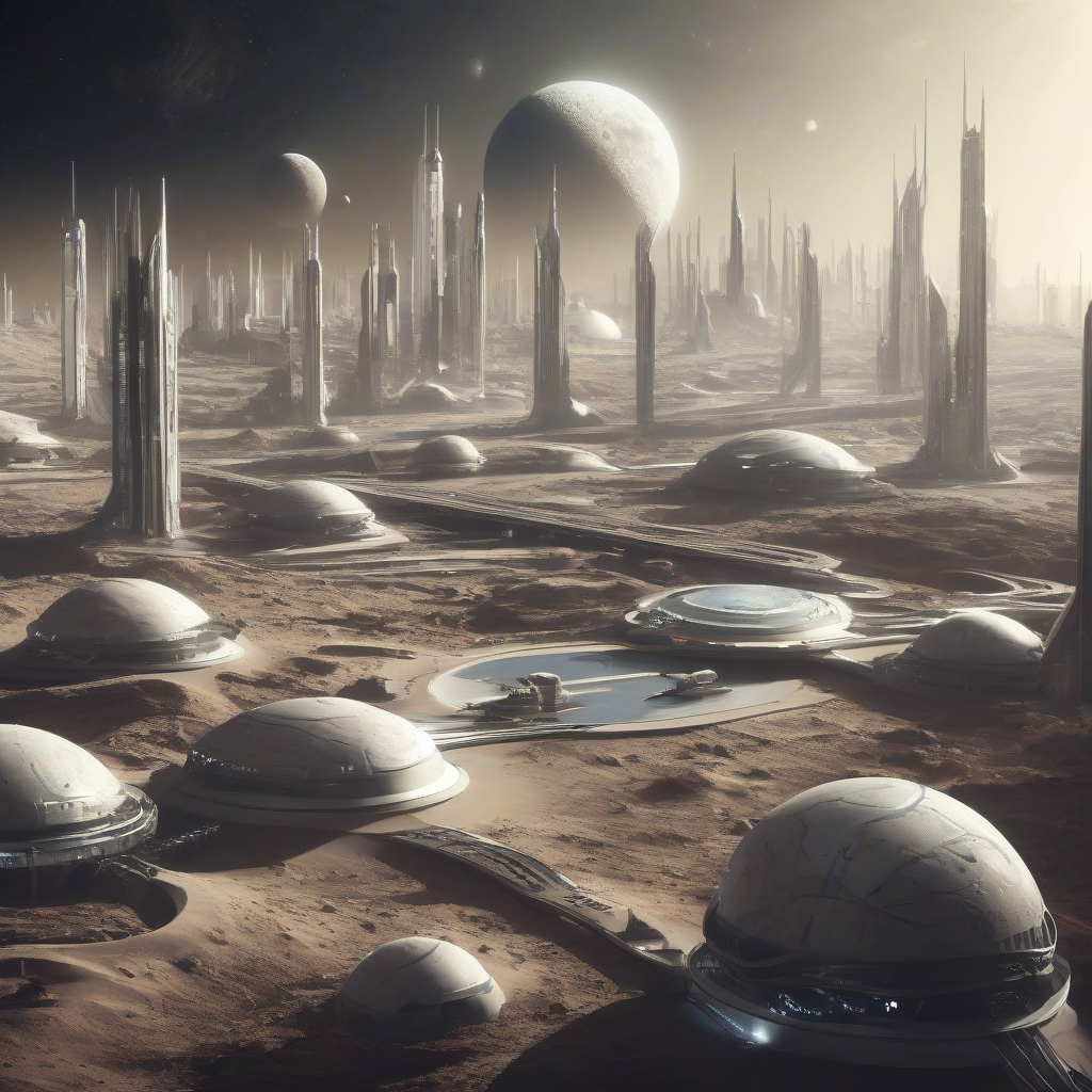 future city on the moon by Générateur d'images par IA gratuit - Aucune connexion nécessaire✨ | AIGAZOU