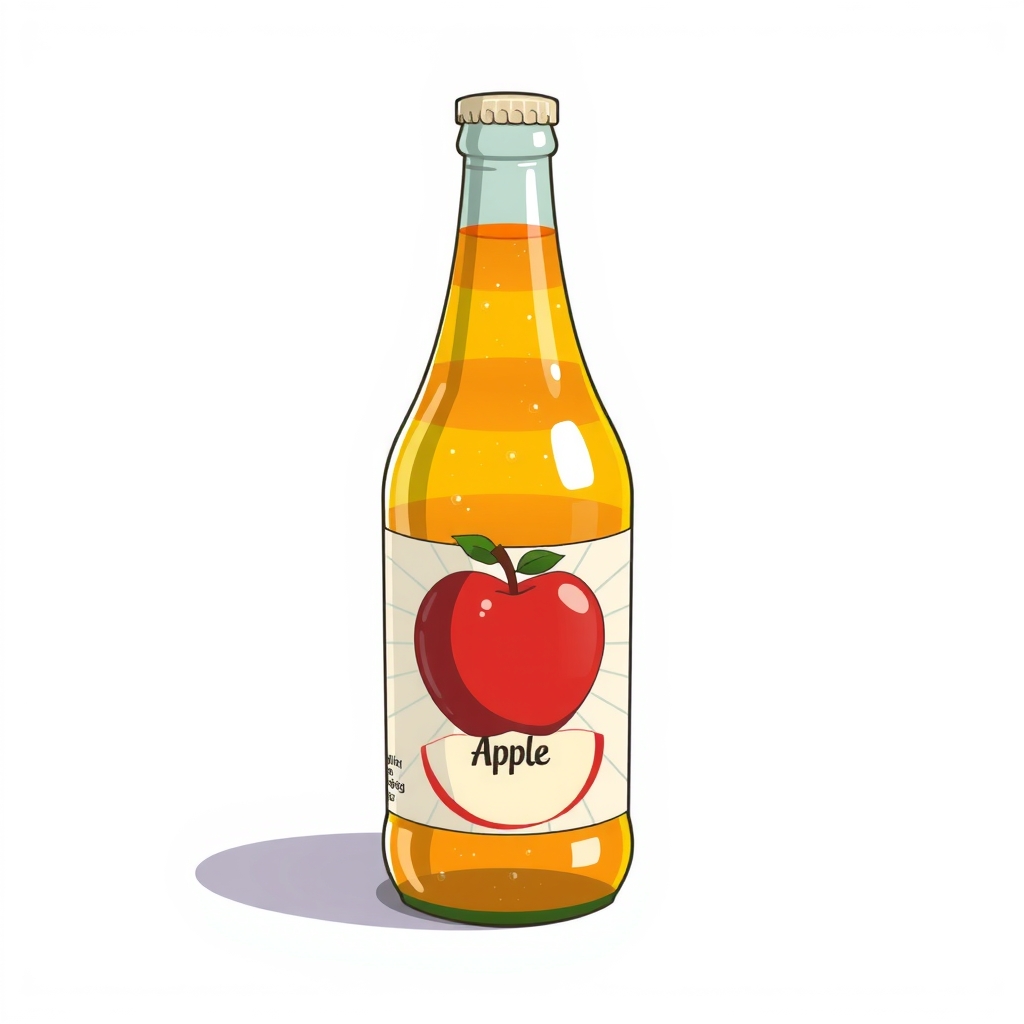 pet bottle drink apple label by मुफ्त एआई छवि जनरेटर - बिना लॉगिन के✨ | AIGAZOU