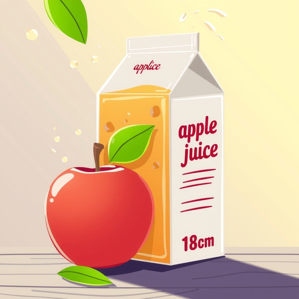 quality apple juice in paper bag by Générateur d'images par IA gratuit - Aucune connexion nécessaire✨ | AIGAZOU